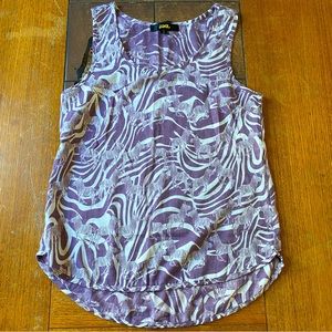 Purple Zebra sleeveless top